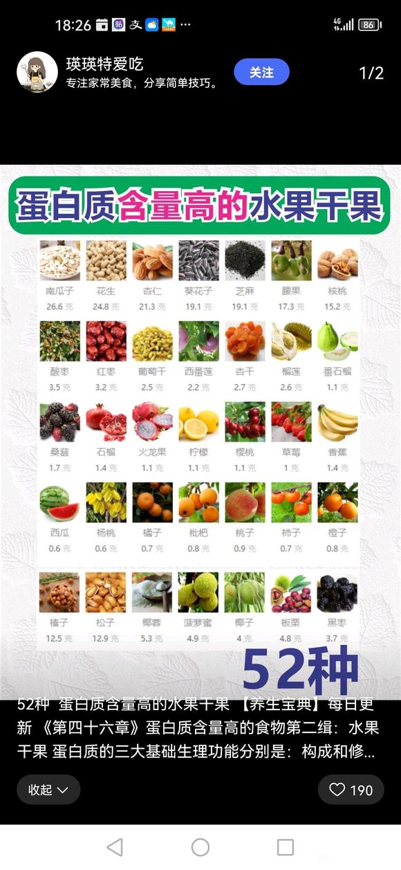 ”#微信看病卖药是假的#水果中蛋白质比较高的