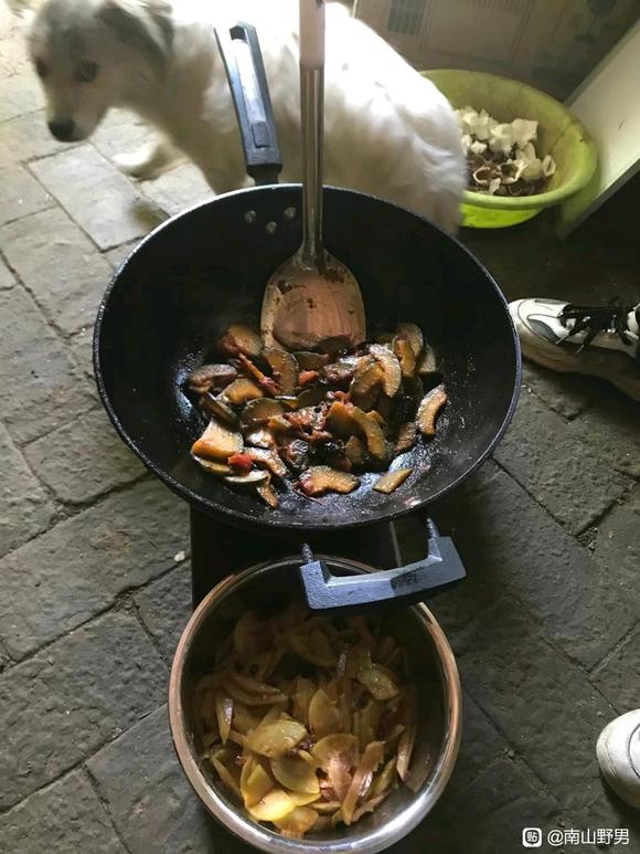 ”做客山中戒友家