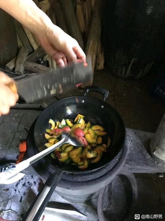 ”做客山中戒友家