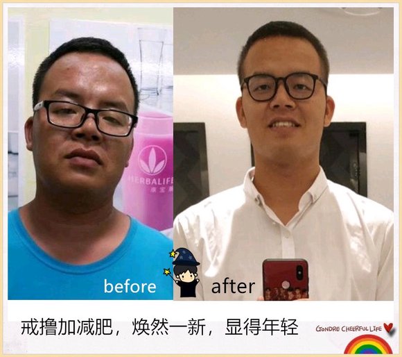 ”戒色对比恢复图之变成真正的男人！