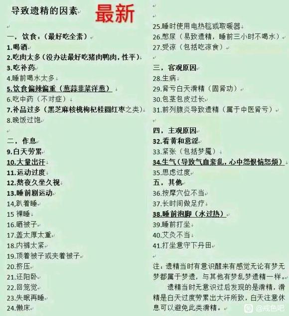 ”戒色第31天又遗精了，怎么办啊！！！！！