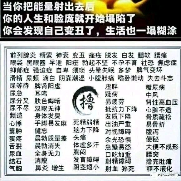 ”戒色44天了。看了黄没撸，憋的难受怎么办？