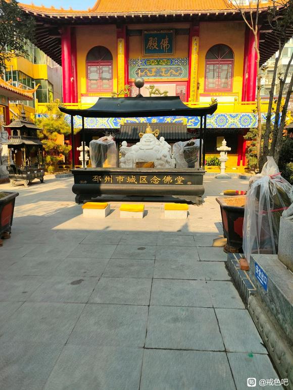 ”今天来佛寺院了